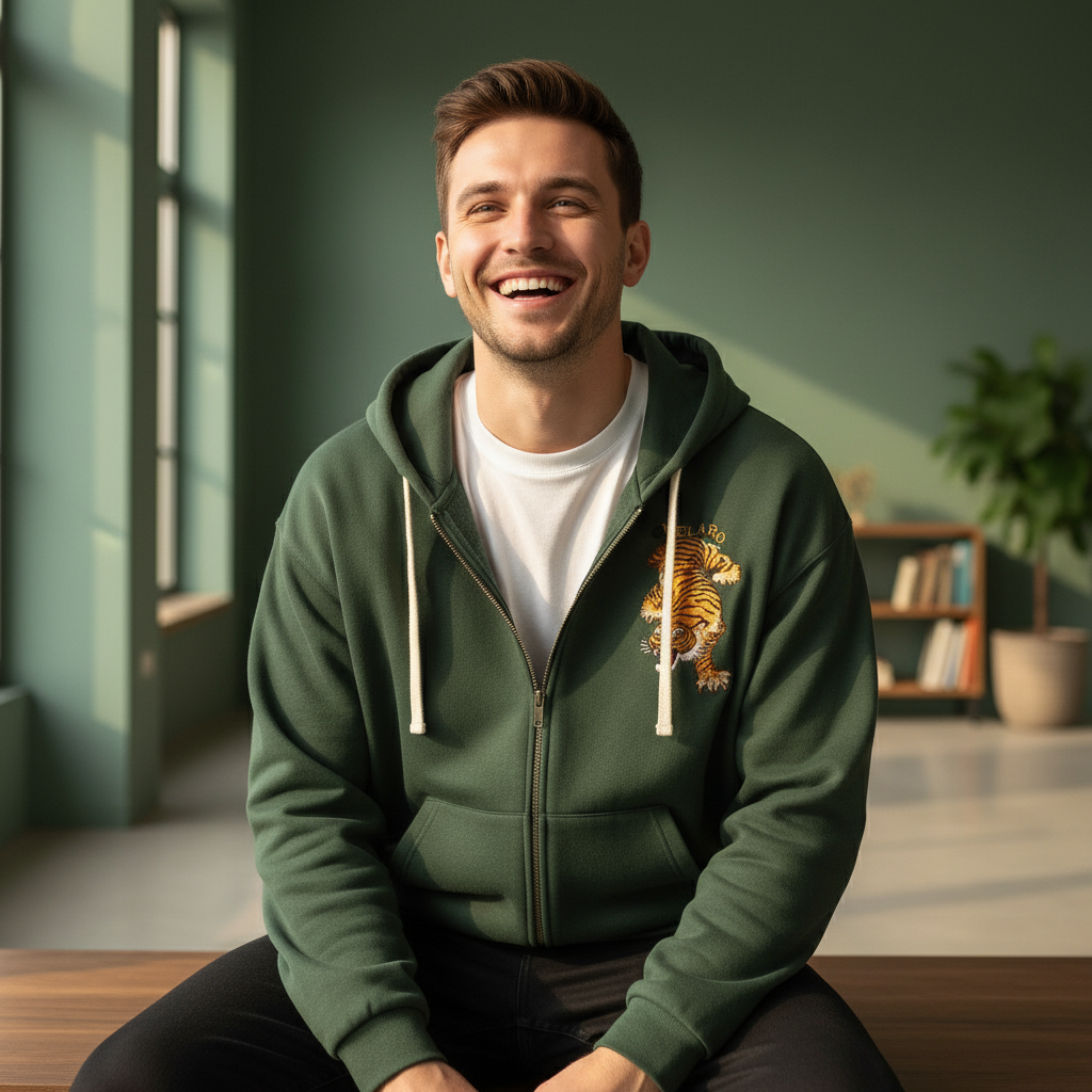 VELARO - Premium Heavyweight Tiger Hoodie
